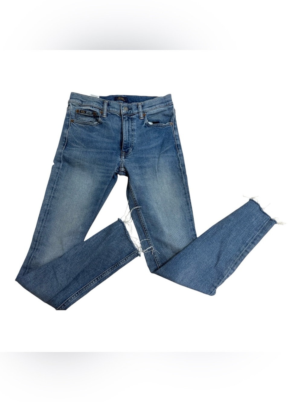 Ralph Lauren Distressed Skinny Jeans Size 28 Blue